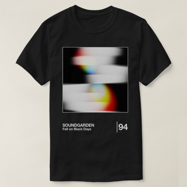 Soundgarden Minimalist Style Graphic Design T-Shirt (Design Front)