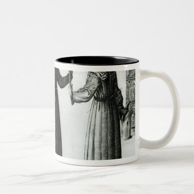 Soundhead, Rattlehead, Roundhead Two-Tone Coffee Mug (Right)