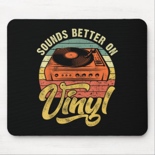 Sounds Better On Vinyl - Music Lover Disc Records  Mouse Mat