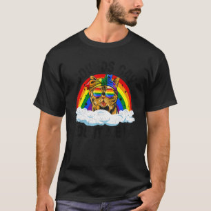 Sounds Gay Count Me In Cat Rainbow Flag Lgbt Gay P T-Shirt