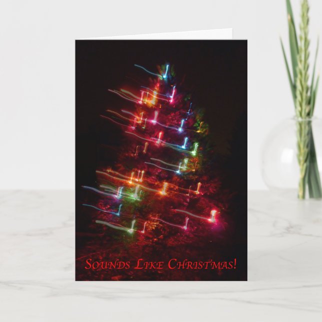 Sounds Like Christmas - Music Themed Card (Front)