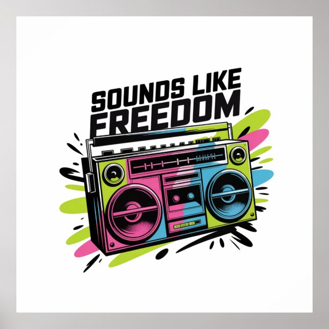 Sounds Like Freedom Poster (Front)