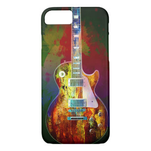 Sounds of music. Colourful guitar iPhone 8/7 Case