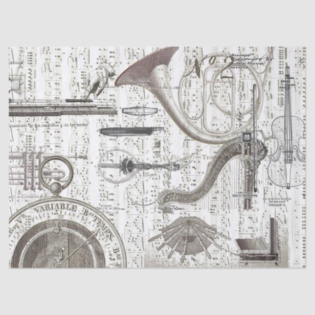 Sounds of Music Tissue Paper (Front)