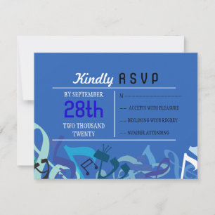 SOUNDS OF THE TORAH Bat Bar Mitzvah Reply Card