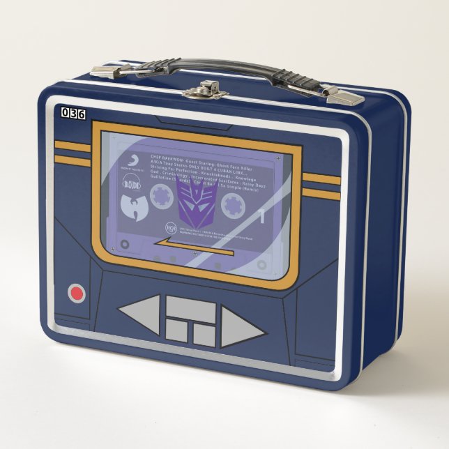 SOUNDWAVE  METAL LUNCH BOX (Front)