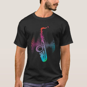 Soundwave Saxophonist Jazz Musical Instrument Saxo T-Shirt