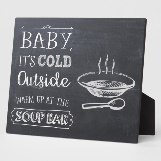 Soup Bar Sign Plaque (Side)