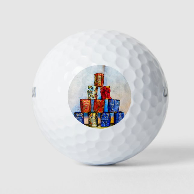 Soup Cans - After The Lunch Golf Balls (Front)