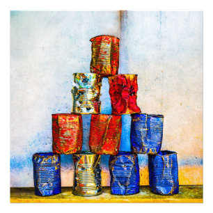 Soup Cans - After The Lunch Photo Print