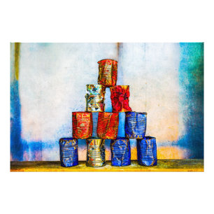 Soup Cans - After The Lunch Photo Print