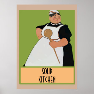 Soup Cook, add text Poster