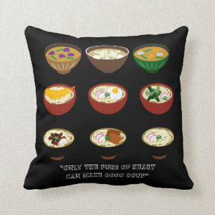 Soup Galore Design  Throw Pillow