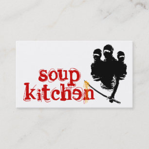 soup kitchen : ninja noodles business card