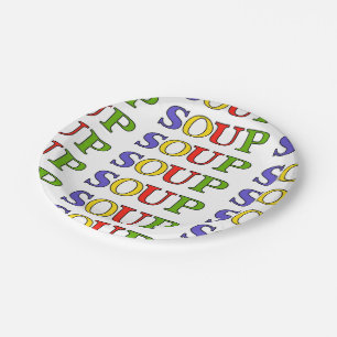 SOUP PAPER PLATE