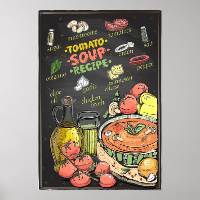 Soup Recipe Poster (Front)