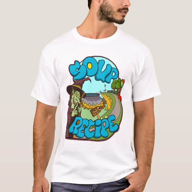 Soup Recipe T-Shirt (Front)