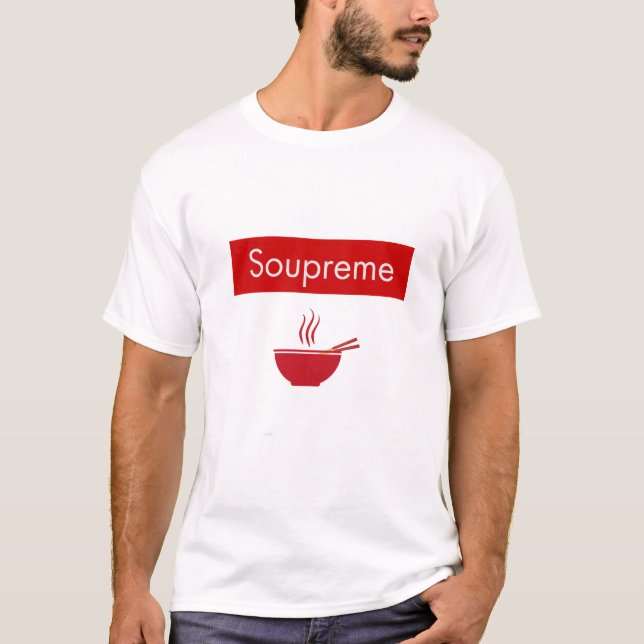 Soupreme t-shirt, noodle lover shirt, noodle shirt (Front)