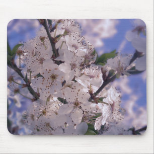 Sour Cherry Tree Blue Sky Mouse Mat