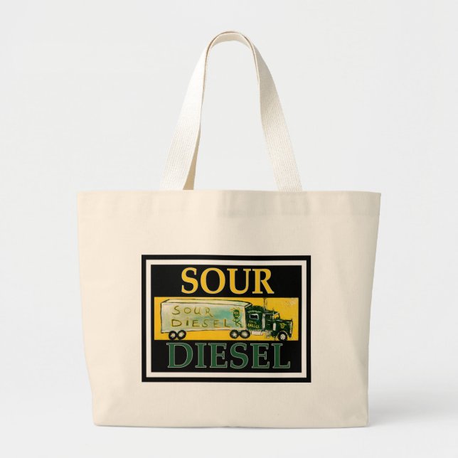 SOUR DIESEL LARGE TOTE BAG (Front)