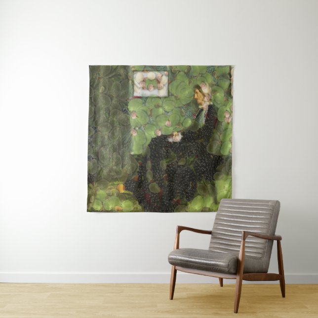 Sour Grapes Fine Art Spoof Tapestry (In Situ)