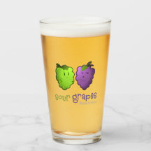 Sour Grapes pint glass