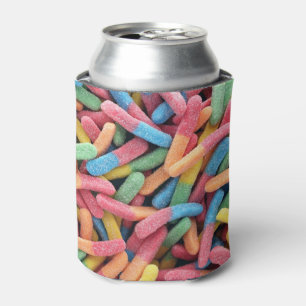 Sour Gummy Worms Can Cooler