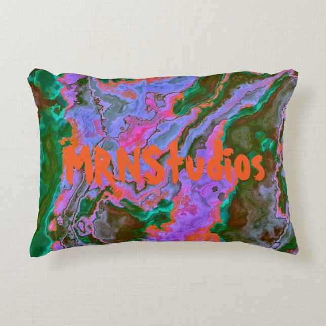 Sour Marble  Accent Pillow (Front)