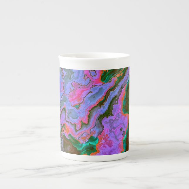 Sour Marble   Bone China Mug (Front)