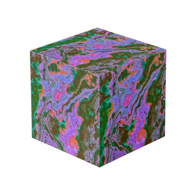 Sour Marble  Cube (Front Angled)
