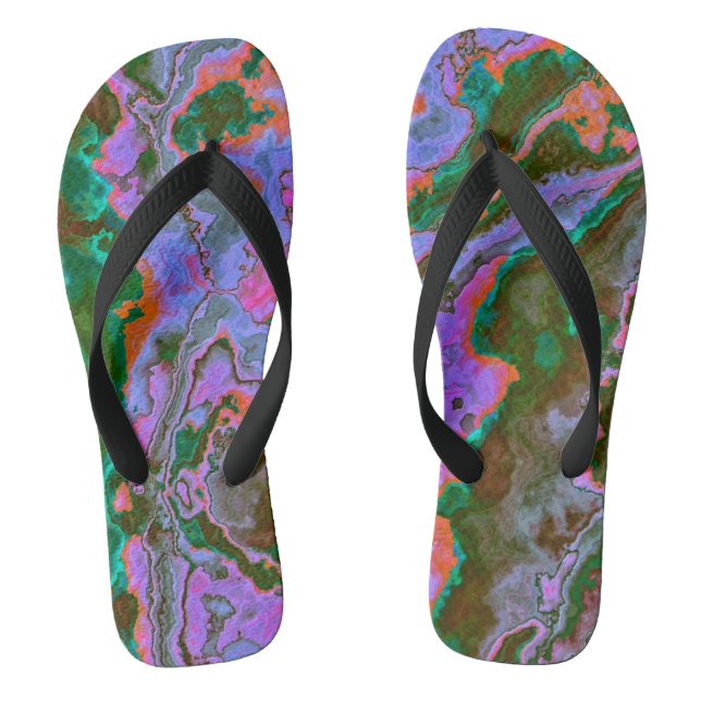 Sour Marble  Flip Flops (Footbed)