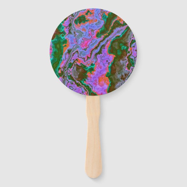 Sour Marble  Hand Fan (Front)