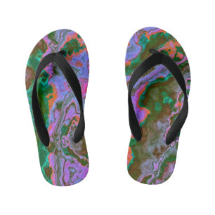 Sour Marble Kid's Flip Flops
