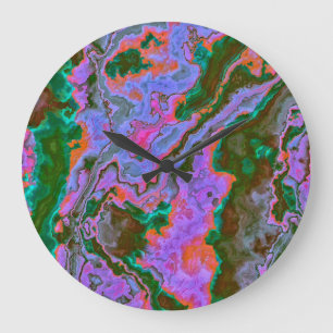 Sour Marble  Large Clock