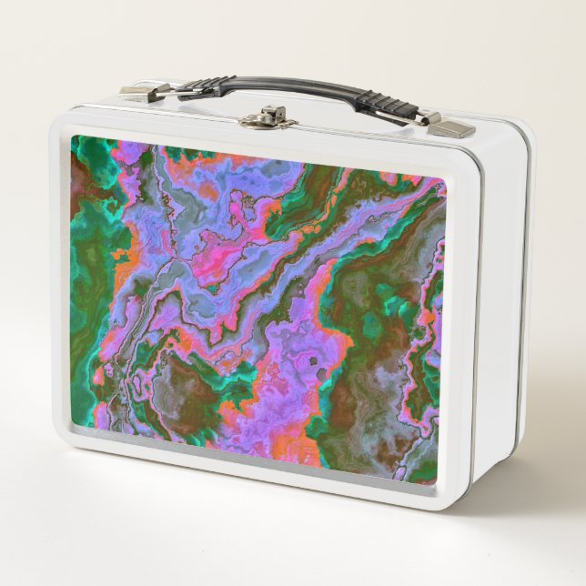 Sour Marble  Metal Lunch Box (Front)