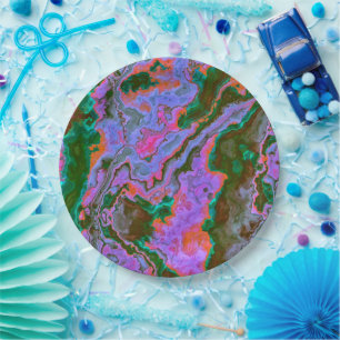 Sour Marble Paper Plate