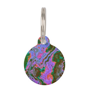 Sour Marble Pet Tag