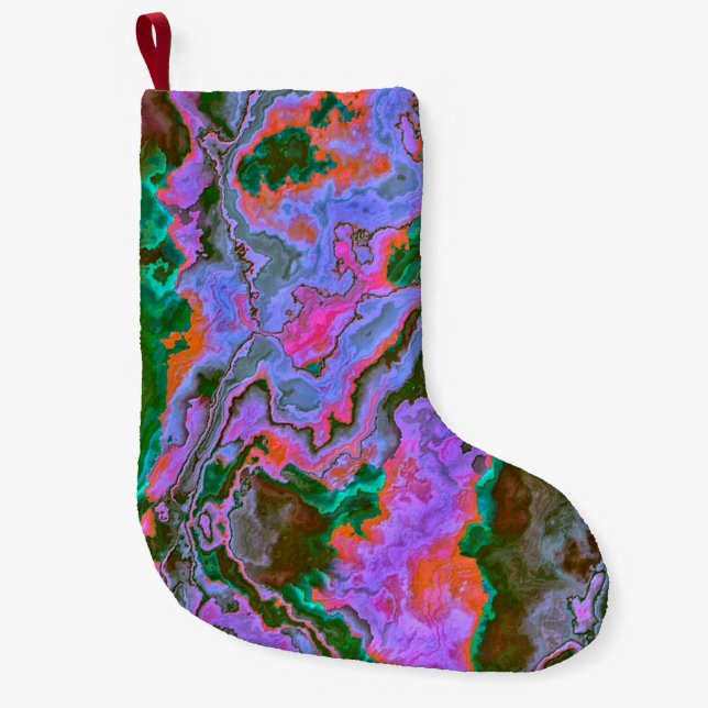 Sour Marble  Small Christmas Stocking (Front)