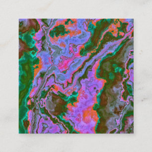 Sour Marble Square Business Card