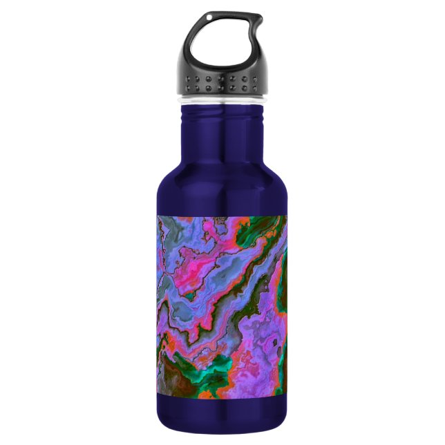 Sour Marble  Stainless Steel Water Bottle (Front)