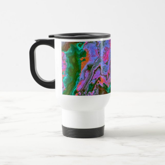Sour Marble   Travel Mug (Left)