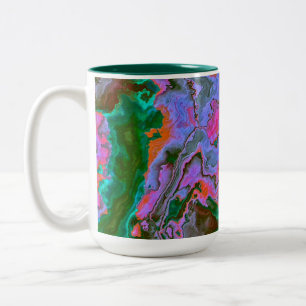 Sour Marble  Two-Tone Coffee Mug