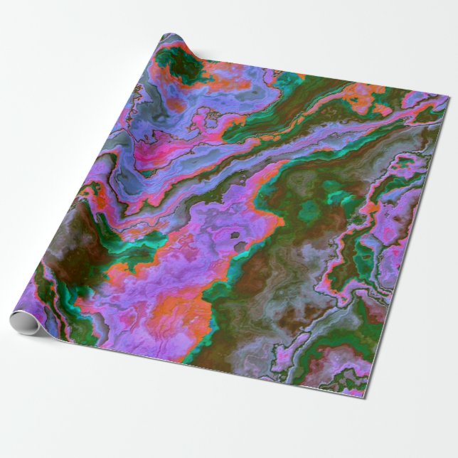 Sour Marble  Wrapping Paper (Unrolled)