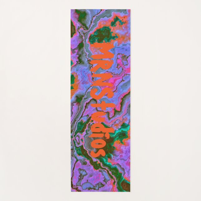 Sour Marble  Yoga Mat (Front)
