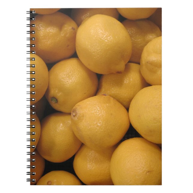 Sour Yellow Lemons Notebook (Front)