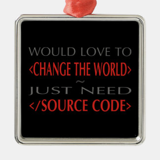 Source Code Metal Tree Decoration