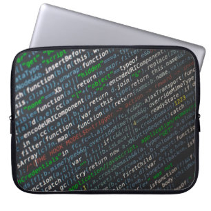 Source codes screenshot laptop sleeve