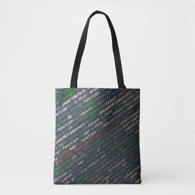 Source codes screenshot tote bag (Front)