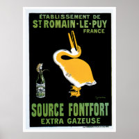 Source Fontfort Champagne Vintage Drink Ad Art
