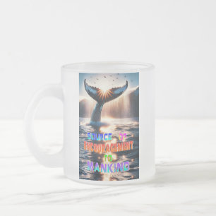 Source Of Encouragement To Mankind Frosted Glass Coffee Mug